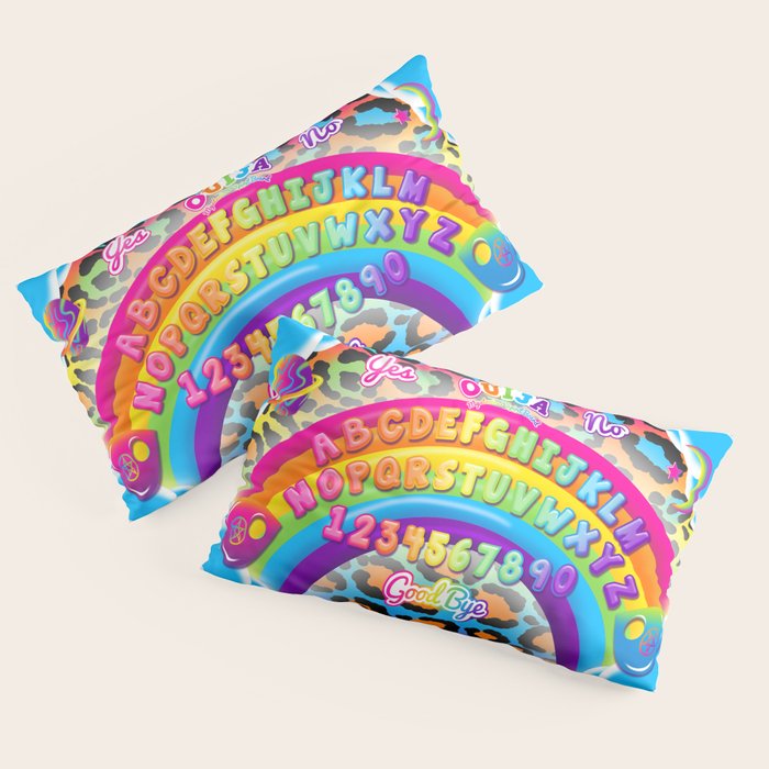 1997 Neon Rainbow Spirit Board Pillow Sham