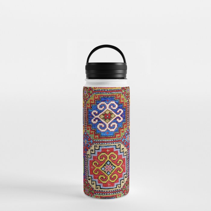 19th Century Armenian Kazak dated 1896 Water Bottle