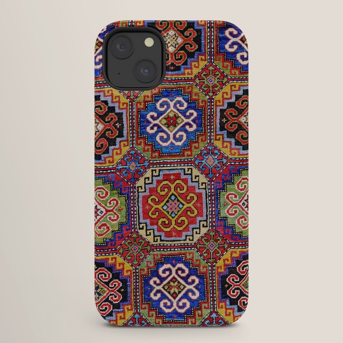 19th Century Armenian Kazak dated 1896 iPhone Case