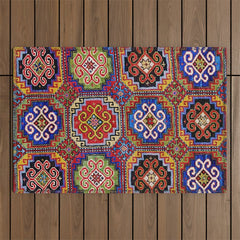 19th Century Armenian Kazak dated 1896 Outdoor Rug