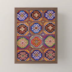 19th Century Armenian Kazak dated 1896 Mini Art Print