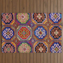 19th Century Armenian Kazak dated 1896 Outdoor Rug