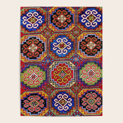 19th Century Armenian Kazak dated 1896 Poster
