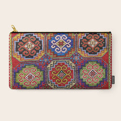 19th Century Armenian Kazak dated 1896 Carry All Pouch