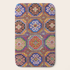 19th Century Armenian Kazak dated 1896 Bath Mat