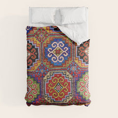 19th Century Armenian Kazak dated 1896 Comforter