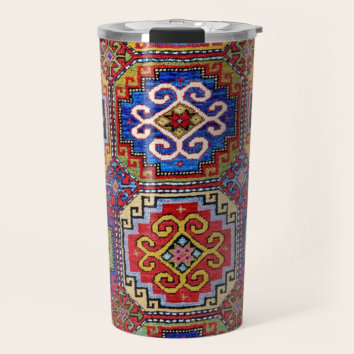 19th Century Armenian Kazak dated 1896 Travel Mug