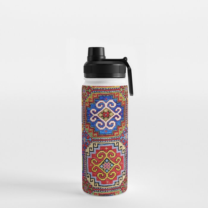 19th Century Armenian Kazak dated 1896 Water Bottle