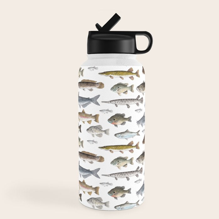 A Few Freshwater Fish Water Bottle