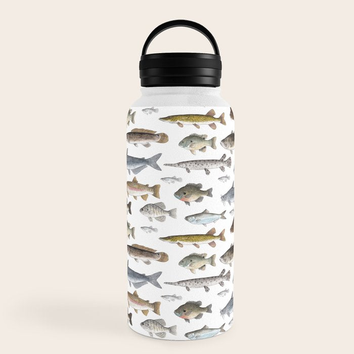 A Few Freshwater Fish Water Bottle