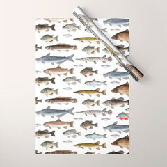 A Few Freshwater Fish Wrapping Paper