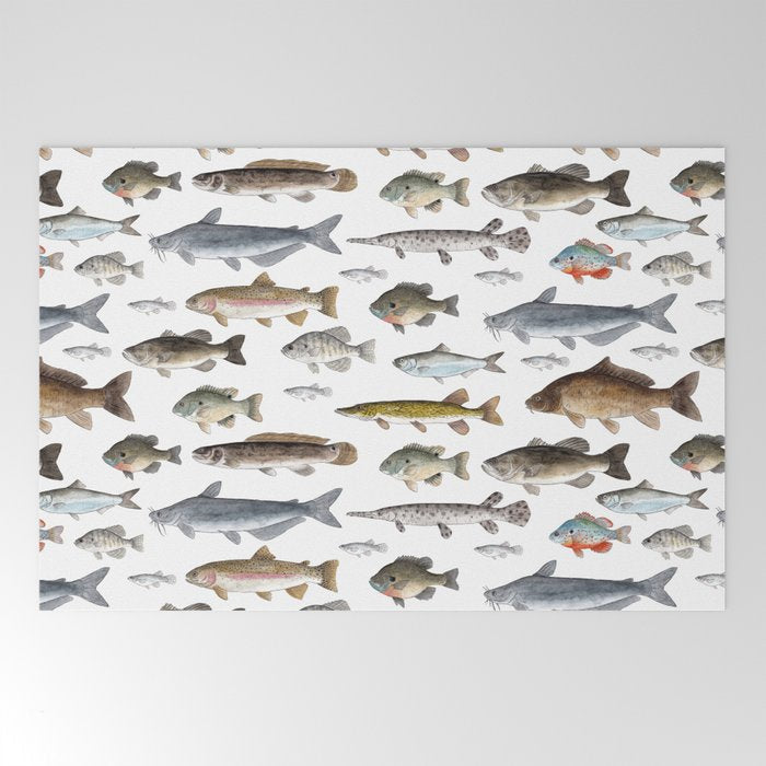 A Few Freshwater Fish Welcome Mat