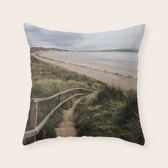 A day at the beach - Landscape and Nature Photography Throw Pillow