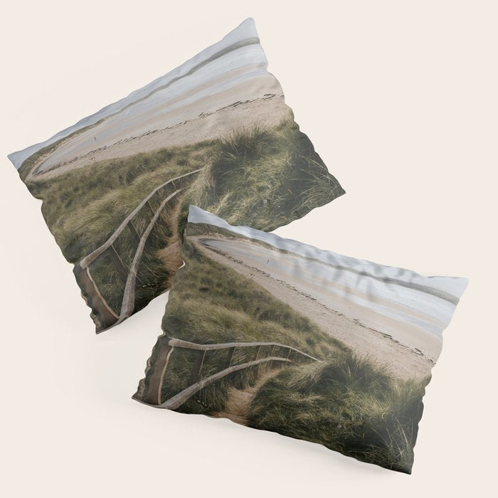 A day at the beach - Landscape and Nature Photography Pillow Sham