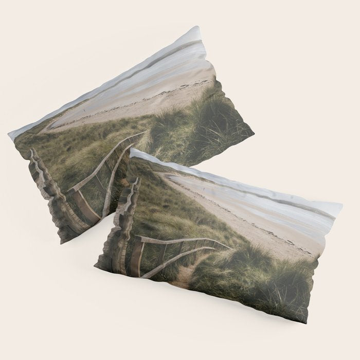 A day at the beach - Landscape and Nature Photography Pillow Sham
