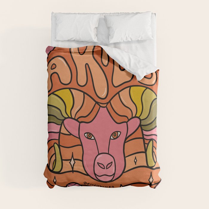 2020 Aries Duvet Cover