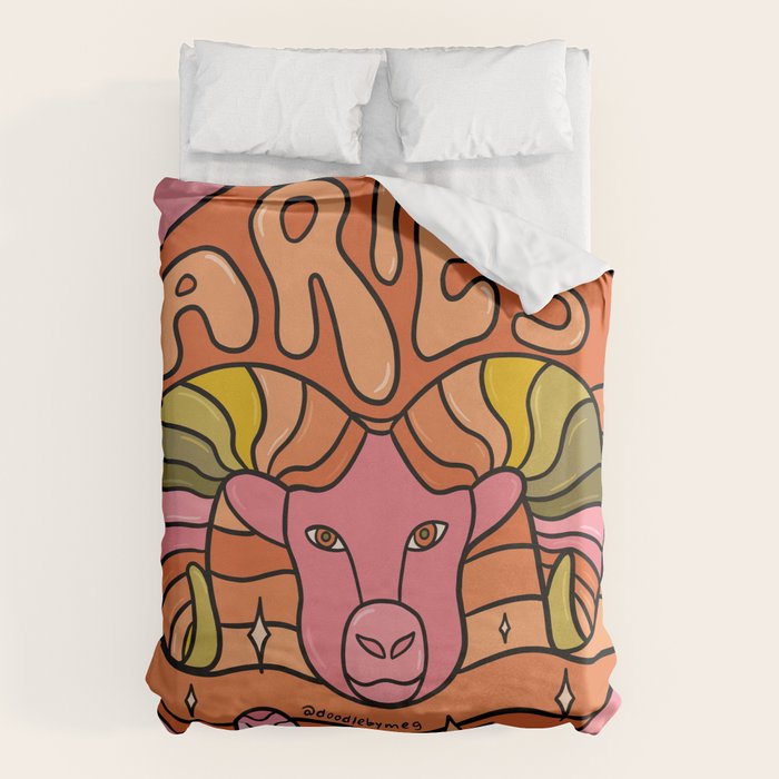 2020 Aries Duvet Cover