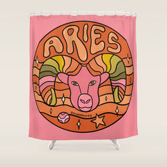2020 Aries Shower Curtain