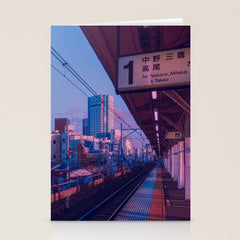 5 AM in Tokyo Stationery Card