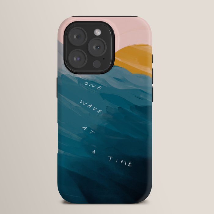 "One Wave At A Time" iPhone Case