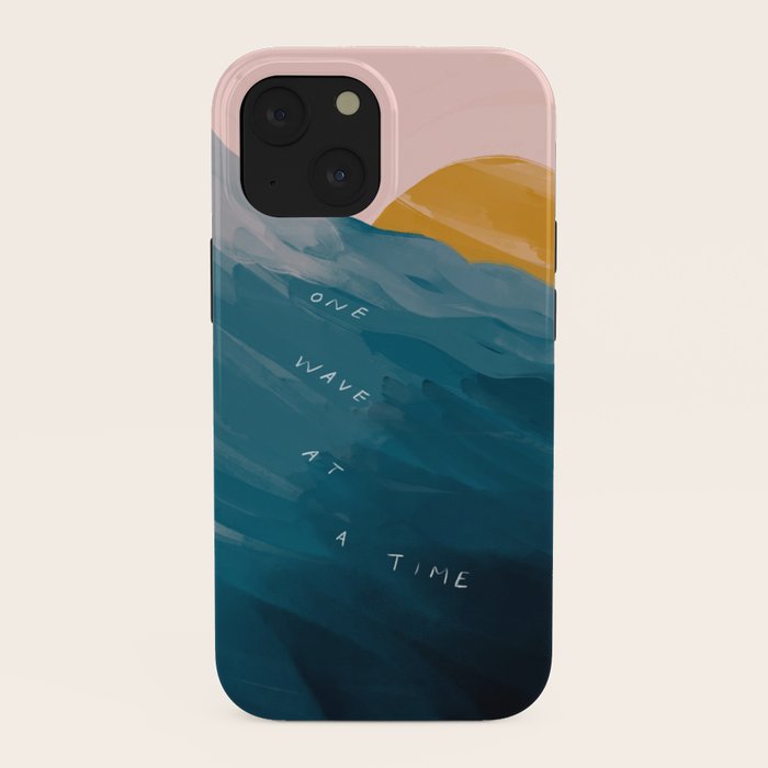 "One Wave At A Time" iPhone Case