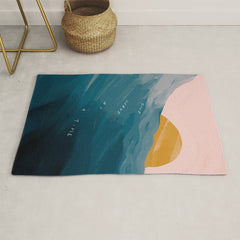 "One Wave At A Time" Rug