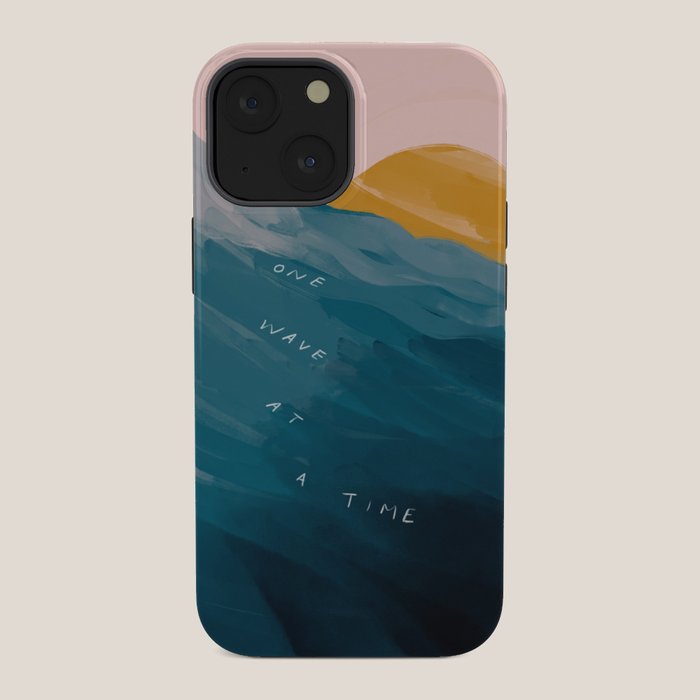 "One Wave At A Time" iPhone Case