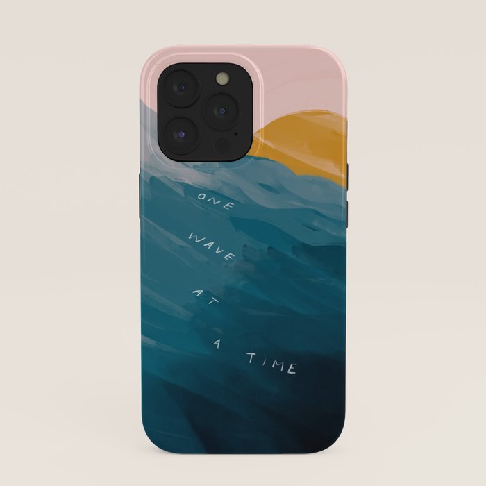 "One Wave At A Time" iPhone Case