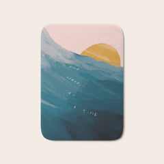 "One Wave At A Time" Bath Mat