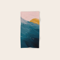 "One Wave At A Time" Bath Towel