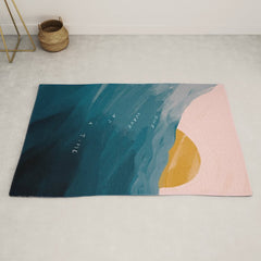 "One Wave At A Time" Rug