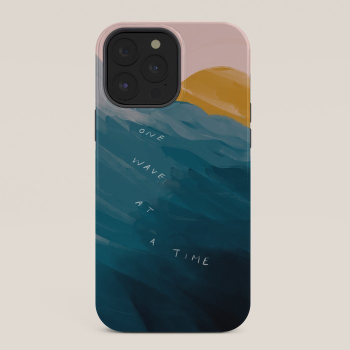 "One Wave At A Time" iPhone Case