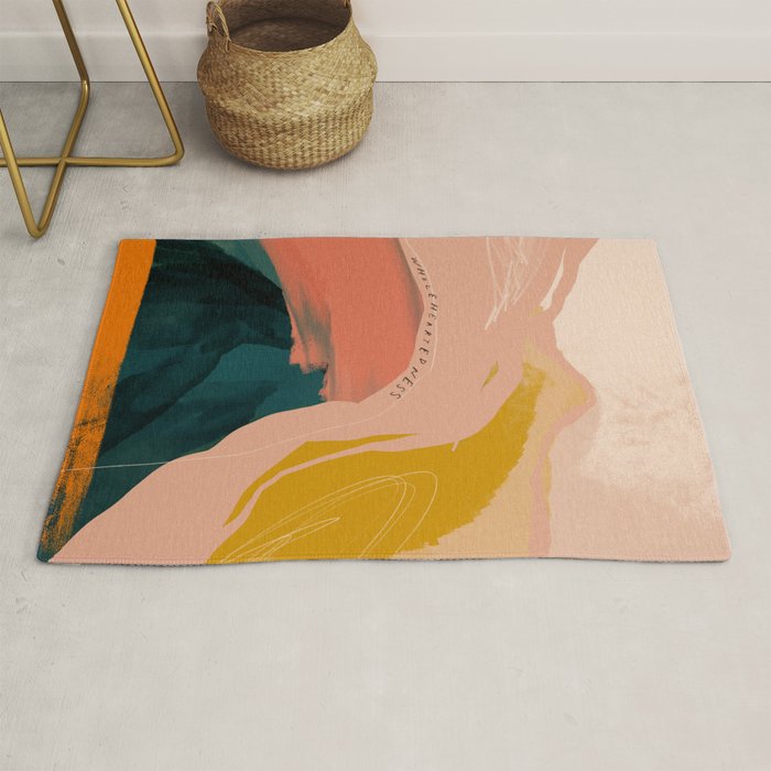 "Wholeheartedness" Rug