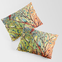 27 Birds Pillow Sham