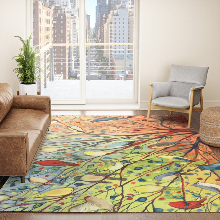 27 Birds Rug