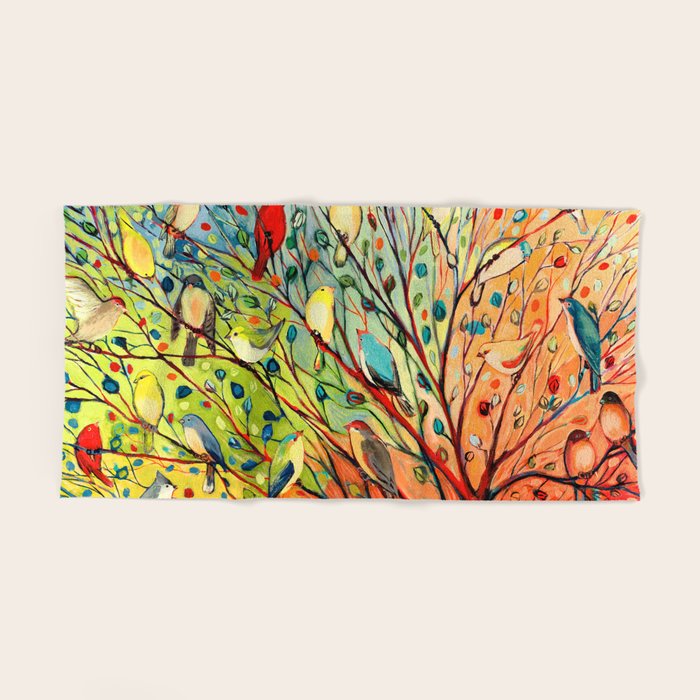 27 Birds Bath Towel