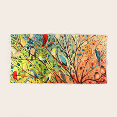 27 Birds Bath Towel