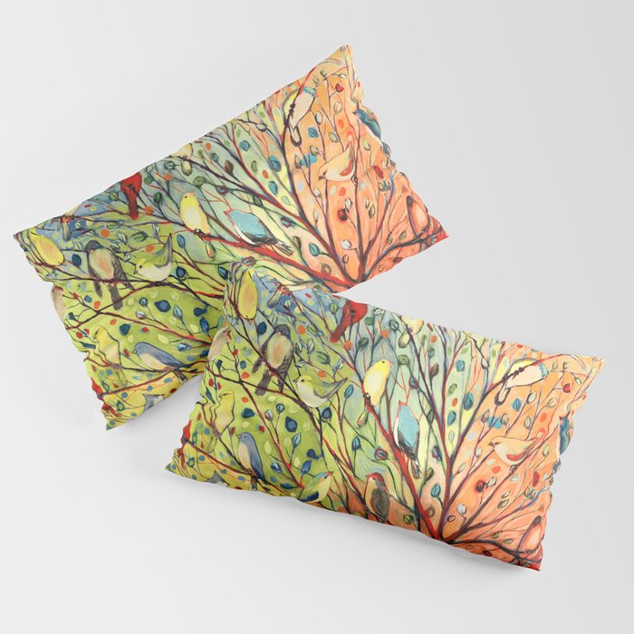 27 Birds Pillow Sham