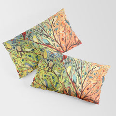 27 Birds Pillow Sham