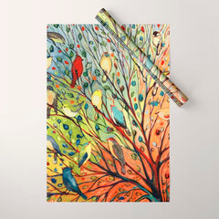 27 Birds Wrapping Paper