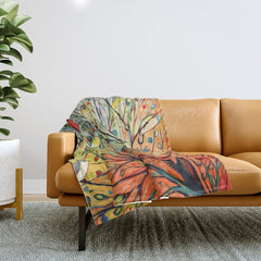 27 Birds Throw Blanket