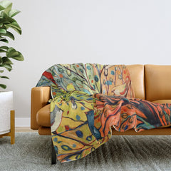 27 Birds Throw Blanket