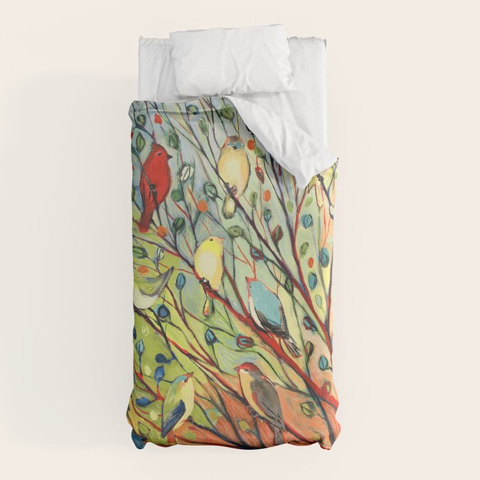 27 Birds Duvet Cover