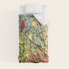 27 Birds Duvet Cover