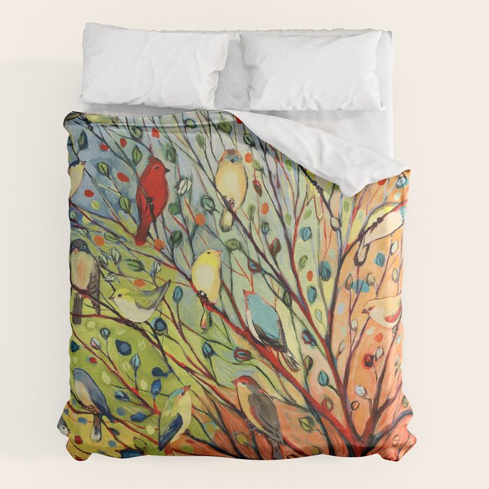 27 Birds Duvet Cover