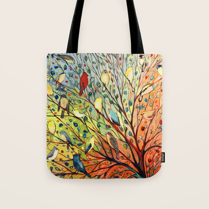 27 Birds Tote Bag
