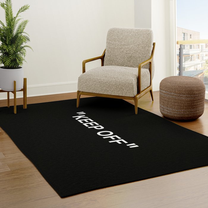 "KEEP OFF" Dark Edition Rug