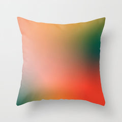 16 Burning Romance Ombre Gradient by Valourine 240816 Throw Pillow