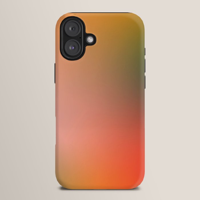 16 Burning Romance Ombre Gradient by Valourine 240816 iPhone Case