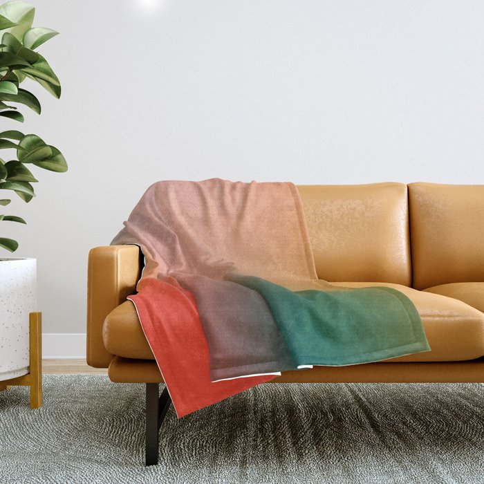 16 Burning Romance Ombre Gradient by Valourine 240816 Throw Blanket